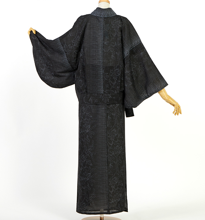 夏の二部式着物 すぐに着られる洗える着物 Mサイズ No.5YI-0330-02-Rの