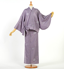 夏の二部式着物 すぐに着られる洗える着物 Mサイズ No.5YI-0333-02-R