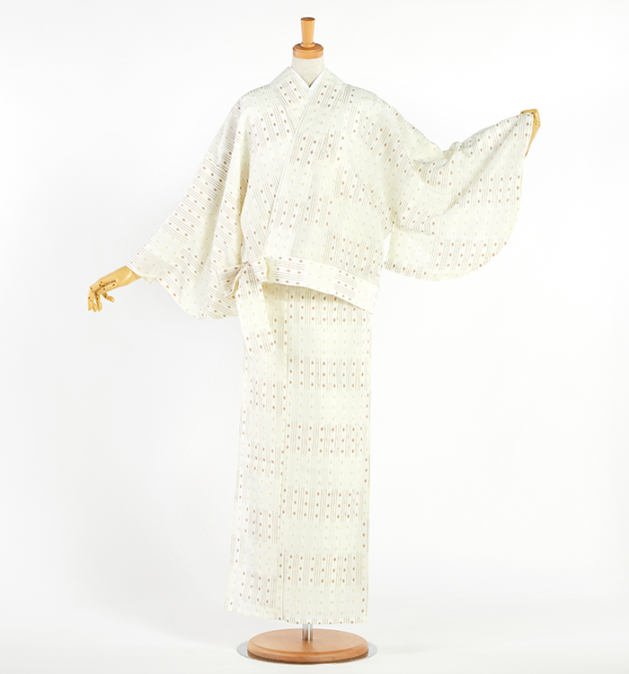 夏の二部式着物 すぐに着られる洗える着物 Mサイズ No.5YI-0334-02-Rの