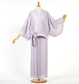 夏の二部式着物 すぐに着られる洗える着物 Mサイズ No.5YI-0335-02-R