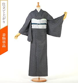【仕立て上がり】小紋 すぐに着られる洗える着物 Lサイズ No.5YI-0346-03-R