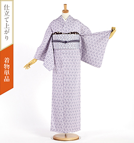 仕立て上がり】はないちりん 木綿の着物 すぐに着られる洗える着物 M
