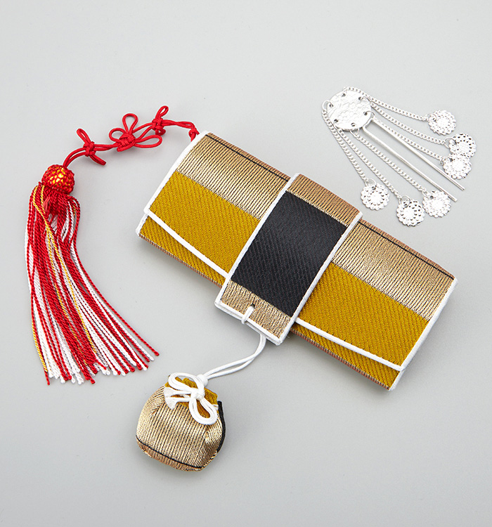 中古品】七五三衣装用 はこせこ・びらかんセット No.5YJ-0003-00の通販