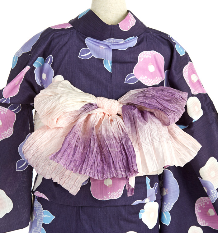 【セット】浴衣 フリーサイズ 兵児帯・着付け小物付き No.5ZA-5357-00_02