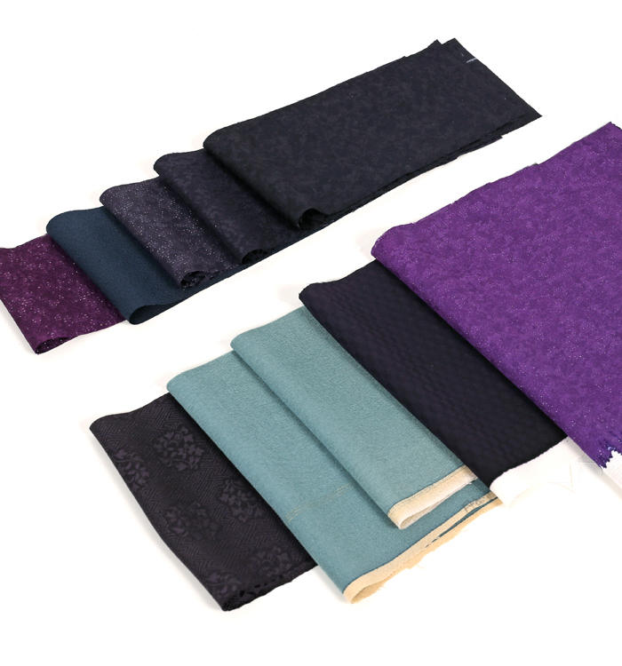 生地はぎれ　正絹 正絹 着物はぎれ10枚セット 濃い色系 No.5ZA-7017の通販｜きもの365