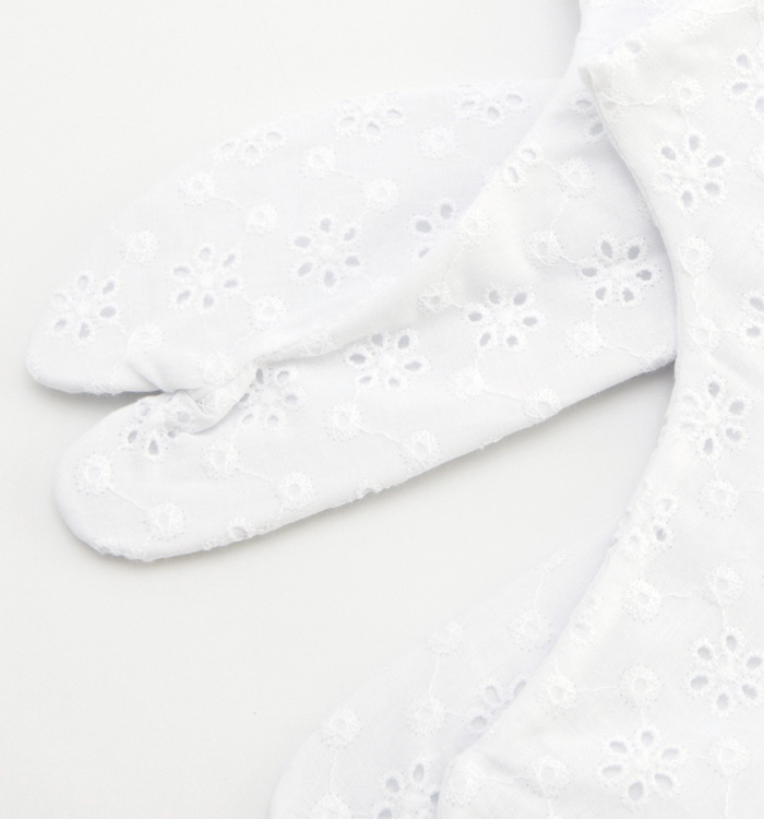 レース足袋 白 24.0cm 4枚こはぜ No.5ZB-0124-06_01