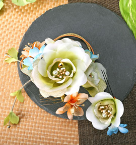 【現品限り】振袖・卒業袴用髪飾り No.5ZC-0249-00