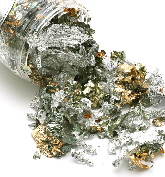 金箔ヘア用フェイク箔 銀 No.5ZC-0930-10の通販｜きもの365