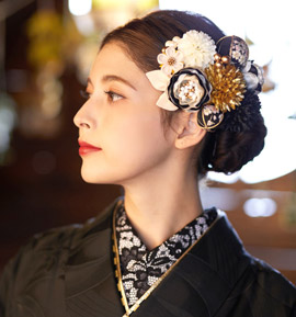 Arenca 茉莉華 振袖・卒業袴用髪飾り No.5ZC-1239-20-R