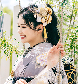Arenca 百花八重菊 振袖・卒業袴用髪飾り No.5ZC-1242-60の通販