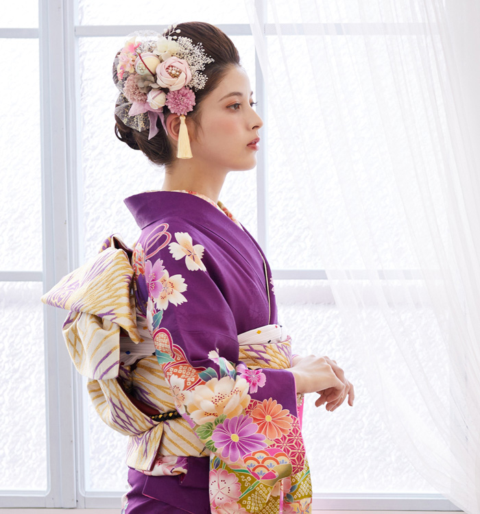 Arenca アンティーク・ローザ 振袖・卒業袴用髪飾り No.5ZC-1243-10-R_04