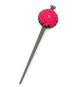 舞妓さんの平丸かんざし 一本軸 No.5ZC-1378-00