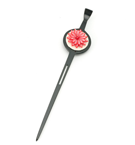 舞妓さんの平丸かんざし 一本軸 No.5ZC-1381-00