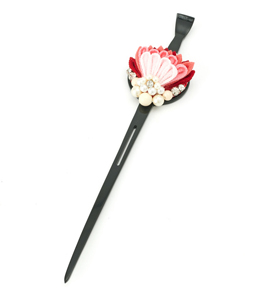 舞妓さんの平丸かんざし 一本軸 No.5ZC-1385-00