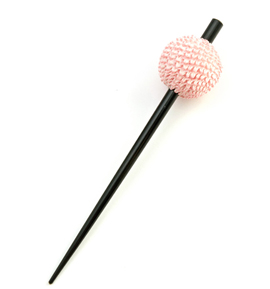 鹿の子絞り 玉かんざし 一本軸 No.5ZC-1474-20