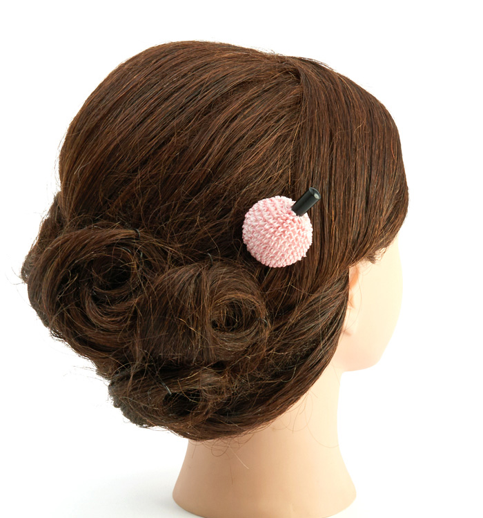 鹿の子絞り 玉かんざし 一本軸 No.5ZC-1474-20_01