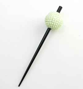 鹿の子絞り 玉かんざし 一本軸 No.5ZC-1474-80