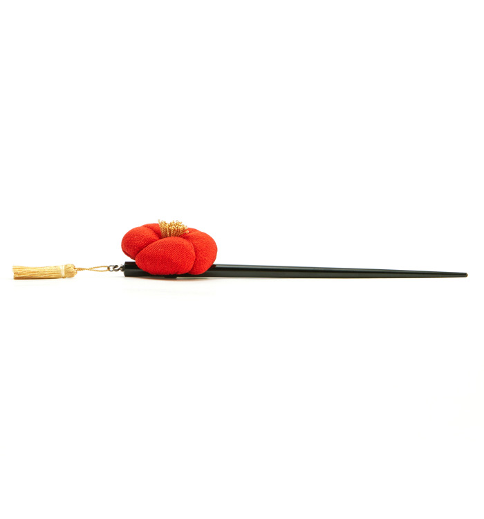ぶんや まめほん 花かんざし 豆本 限定300冊 番号入り 花かんざし 変わりつまみ細工 一本軸 No.5ZC-1713-00の通販