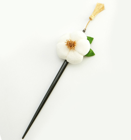 花かんざし 変わりつまみ細工 一本軸 No.5ZC-1714-00