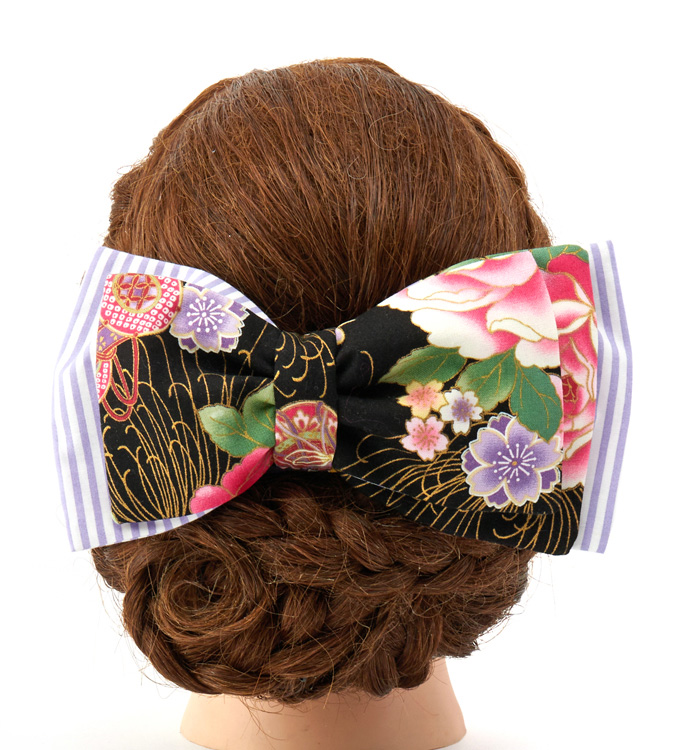 卒業袴・振袖用 リボン髪飾り No.5ZC-1932-00