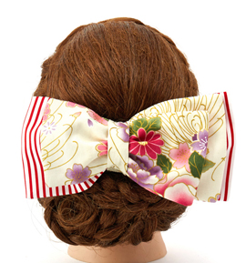 卒業袴・振袖用 リボン髪飾り No.5ZC-1935-00