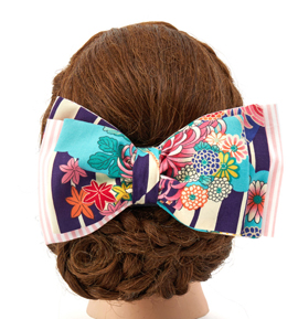 卒業袴・振袖用 リボン髪飾り No.5ZC-1953-00