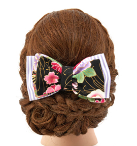 卒業袴・振袖用 リボン髪飾り No.5ZC-1955-00