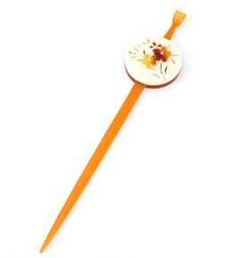 平打ちかんざし 一本軸 No.5ZC-2297-00