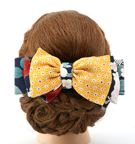 卒業袴・振袖用 リボン髪飾り No.5ZC-2418-00