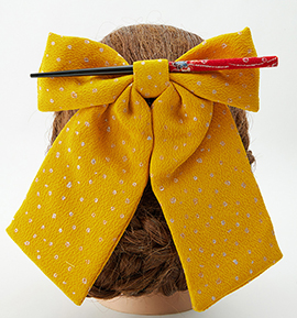 卒業袴・振袖用 リボン髪飾り No.5ZC-2430-30