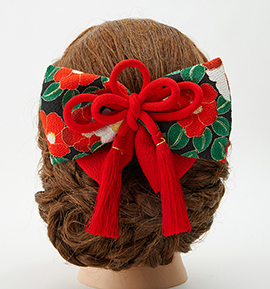 卒業袴・振袖用 リボン髪飾り No.5ZC-2432-10