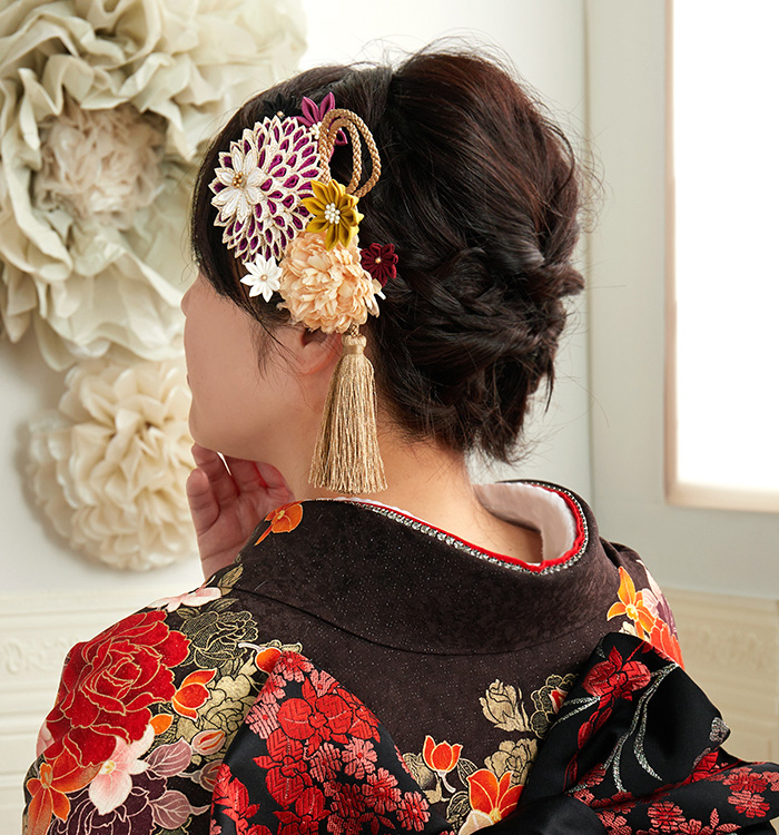 【enchante】振袖・卒業袴用髪飾り No.5ZC-2441-20