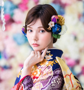 Arenca 茉莉華 振袖・卒業袴用髪飾り No.5ZC-2459-40