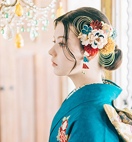 Arenca 花蝶風月 振袖・卒業袴用髪飾り No.5ZC-2548-20-R