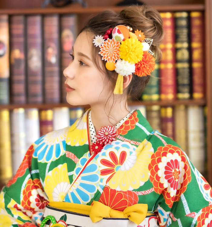 Arenca 百花八重菊 振袖・卒業袴用髪飾り No.5ZC-2470-30の通販