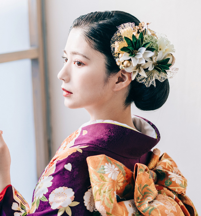 Arenca プティダリア 振袖・卒業袴用髪飾り No.5ZC-2494-20-R