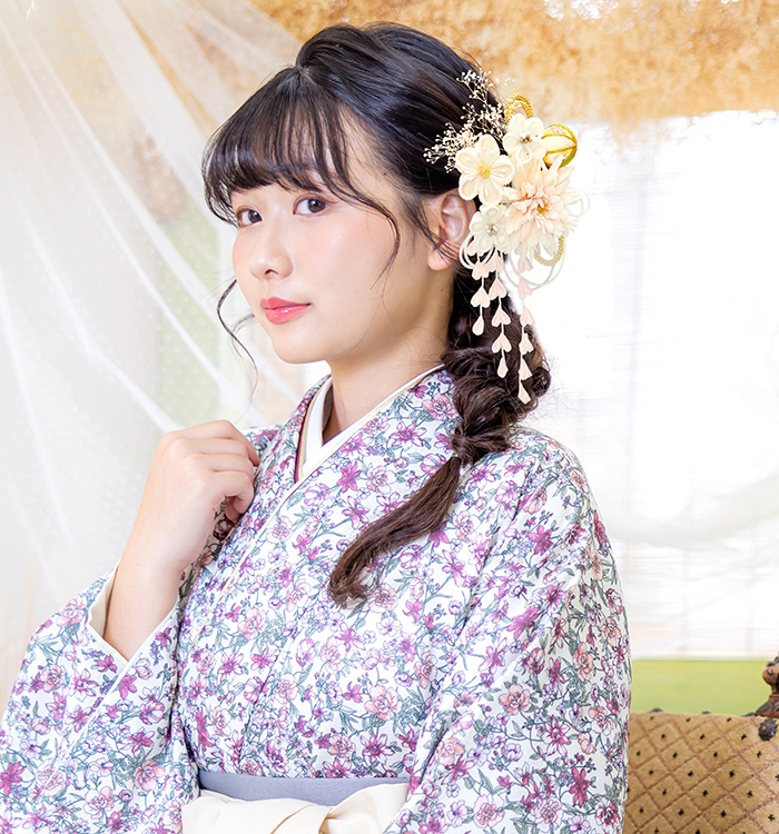 振袖・卒業袴用髪飾り No.5ZC-2640-10-R