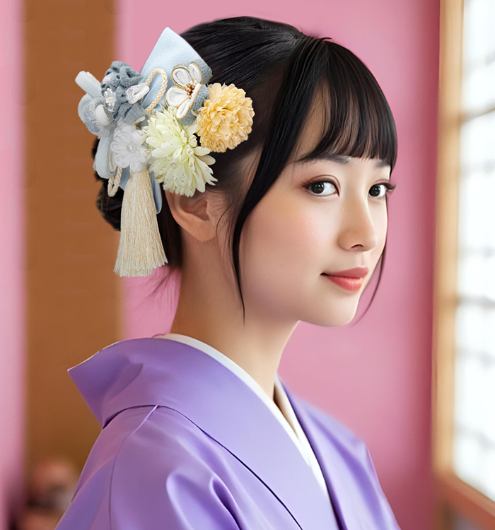 【値下げ中】着物と袴、髪飾りとブーツのセット 販売】袴 セット 卒業式 女性 ブーツor草履16点フルセット 購入 販売