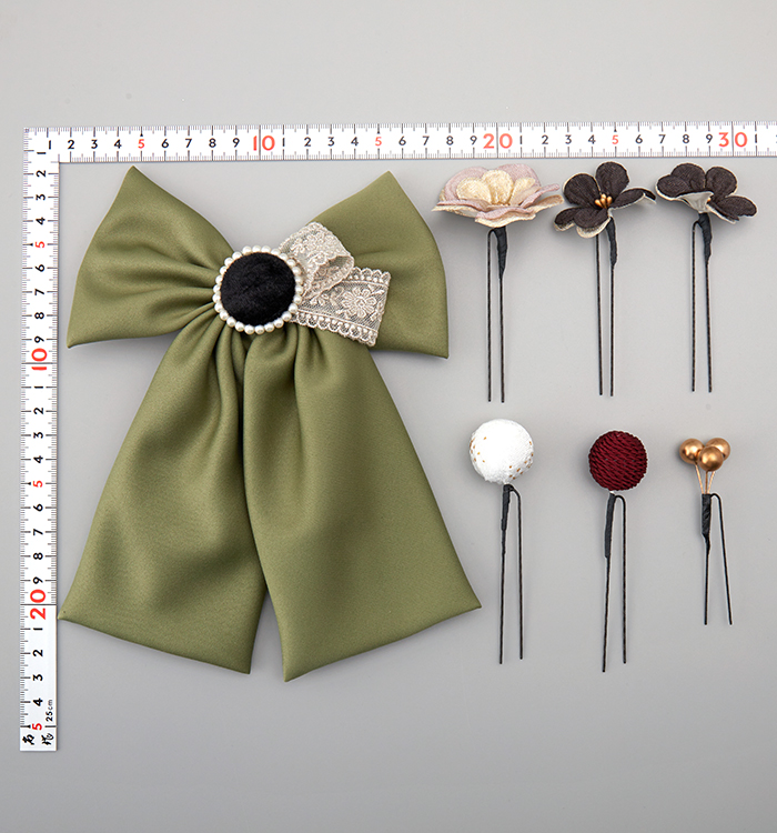 卒業袴・振袖用 リボン髪飾り No.5ZC-2650-20_05