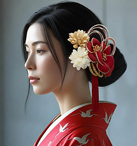 振袖・卒業袴用髪飾り No.5ZC-2651-10-R