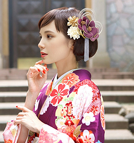 振袖・卒業袴用髪飾り No.5ZC-2651-30-R