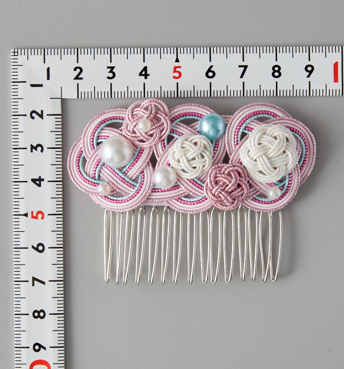 水引 櫛型の髪飾り ピンク No.5ZC-2654-01の通販｜きもの365