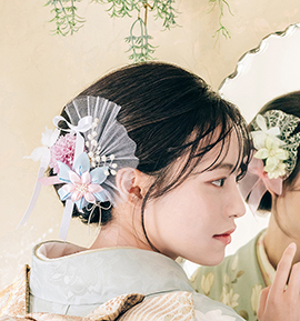 Arenca フェアリーフローラ 振袖・卒業袴用髪飾り No.5ZC-2667-30-R