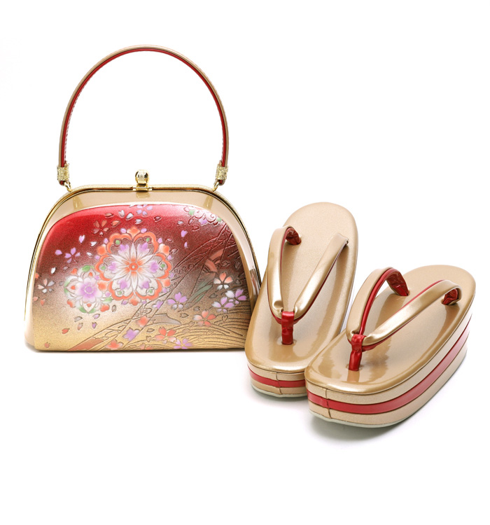 振袖・卒業袴用草履バッグ（足サイズ：22.5cm～24.0cm） No.5ZD-0361-00