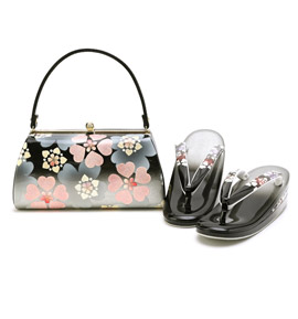 金鷲 振袖・卒業袴用草履バッグ(足サイズ:22.5cm~24.0cm) No.5ZD-0385-00