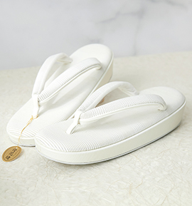 【訳有り品】洒落用 シコロ織草履（足サイズ：23.0cm～24.5cm） No.5ZD-0538-00