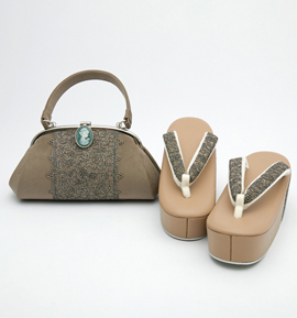 振袖・卒業袴用草履バッグ（足サイズ：23.0cm～24.5cm） No.5ZD-0543-30