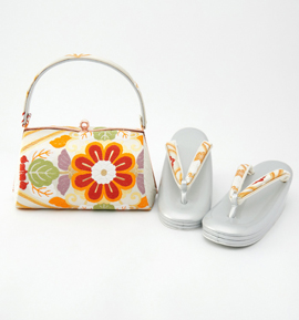 振袖・卒業袴用草履バッグ（足サイズ：25.0cm～26.5cm） No.5ZD-0551-00