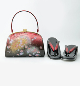 振袖用草履バッグセット（足サイズ：23.0cm～24.5cm） No.5ZD-0624-00