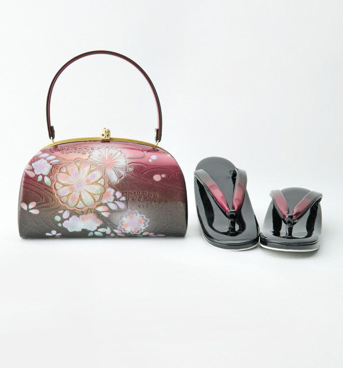 振袖・卒業袴用草履バッグ（足サイズ：23.0cm～24.5cm） No.5ZD-0625-10